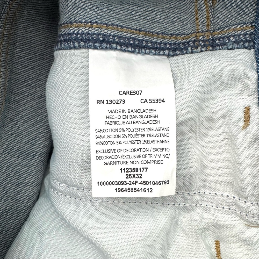 NWT Wrangler High Rise Trouser Wide Leg Jeans Original Rinse Size 25 x 32 - Picture 8 of 8